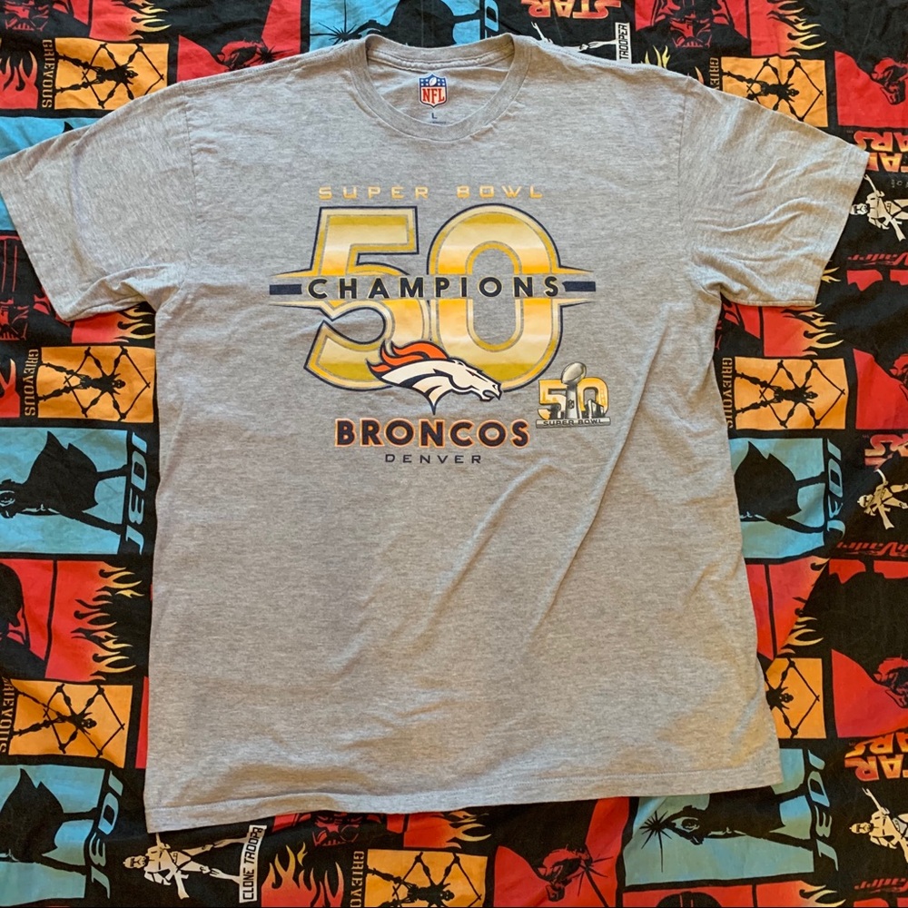 NFL Super Bowl 50 Denver Broncos Champions Tee